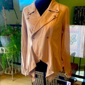 Jessica Simpson Faux Leather Moto Jacket
